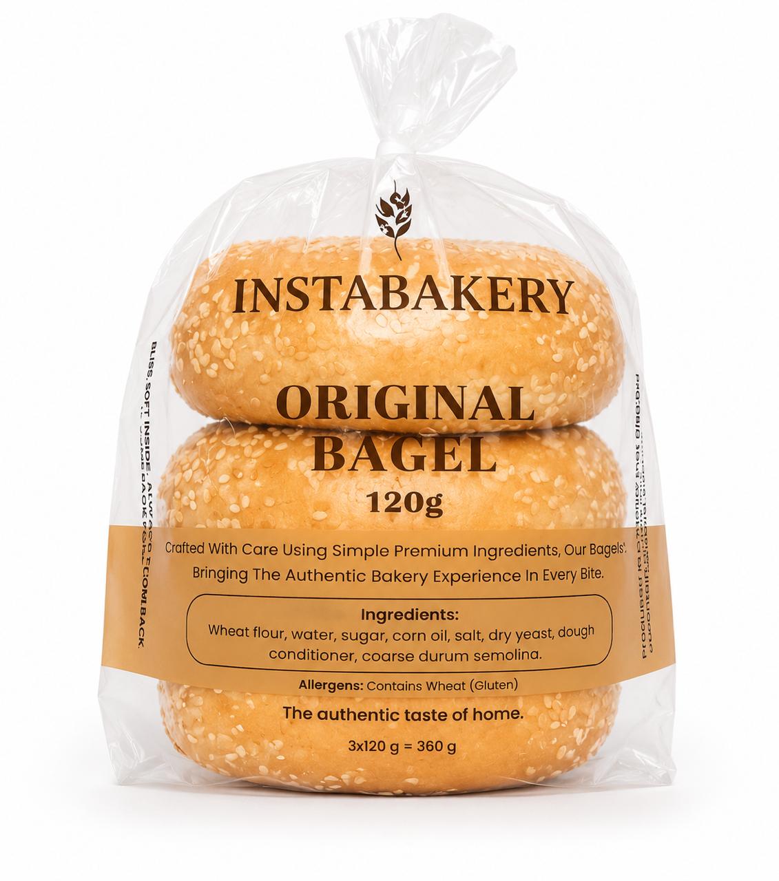 Original White Sesame Bagel — New Yorker Style